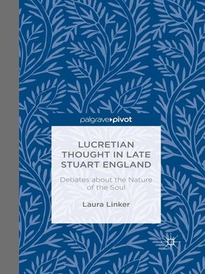 cover image of Lucretian Thought in Late Stuart England